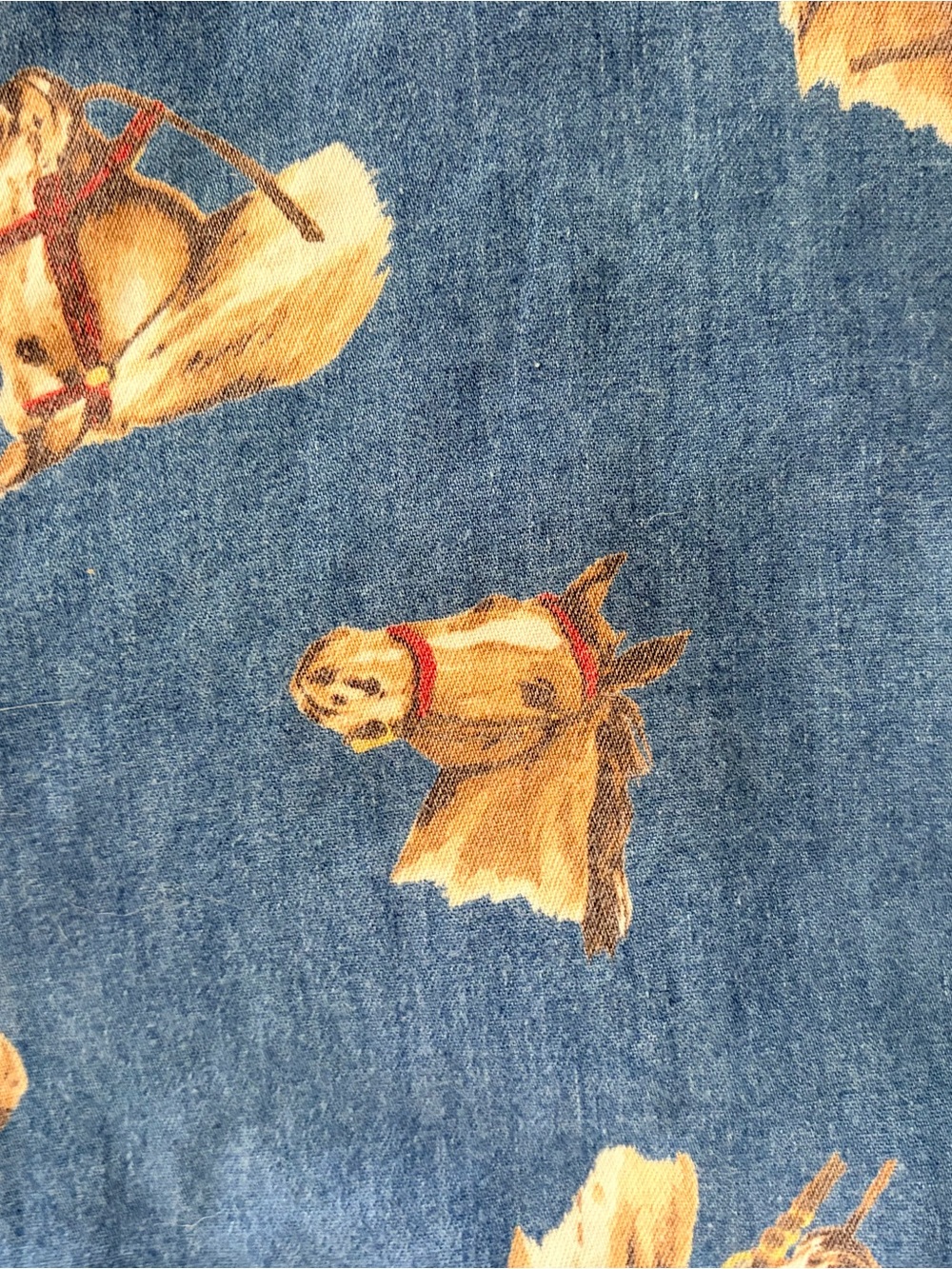 Vintage - Liz Claiborne - Chambray Novelty Shirt - Size M Petite - Picture 5 of 7